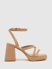 Schuh Star Strappy Platform Heels - Image 1 of 4