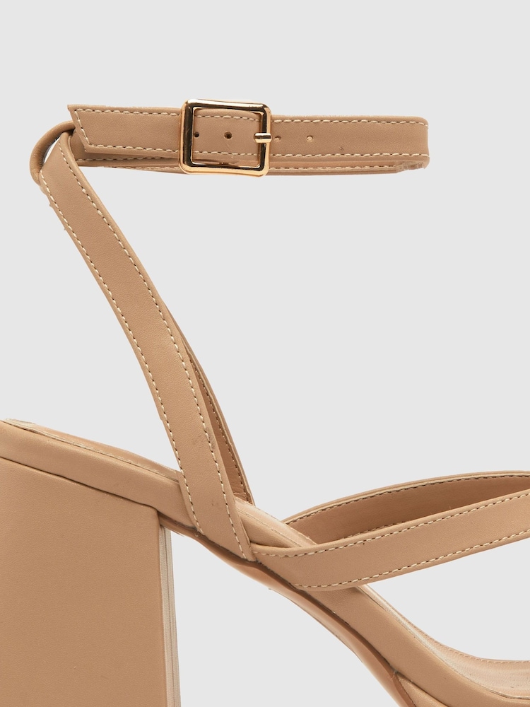 Schuh Star Strappy Platform Heels - Image 2 of 4