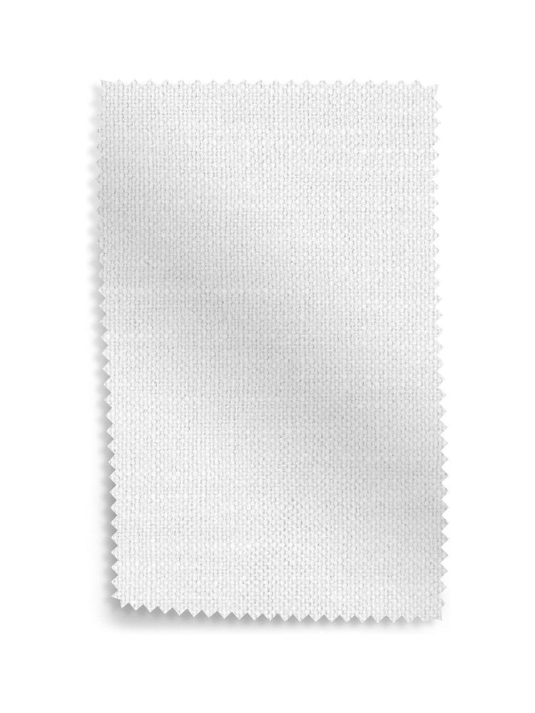 Shabby Chic by Rachel Ashwell® White Brushed Cotton Upholstery Swatch - Image 1 of 1