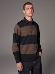 Neutra Marll/Black Stripe - Camiseta de rugby de manga larga - Imagen 1 de 7