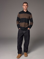 Neutra Marll/Black Stripe - Camiseta de rugby de manga larga - Imagen 2 de 7