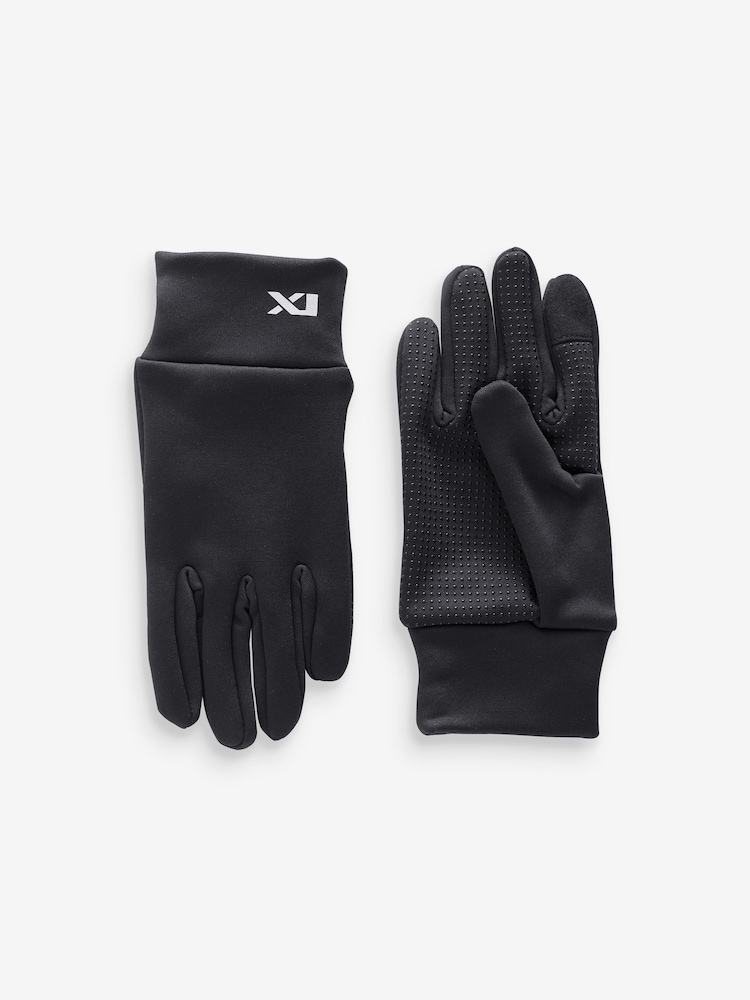 Black Sports Gloves (3-16yrs) - Image 1 of 1