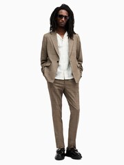 AllSaints Brown Maffrett Trousers - Image 2 of 7