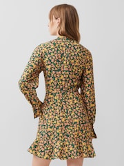French Connection Green Aleezia Flavia Textured Dress - Image 2 of 4