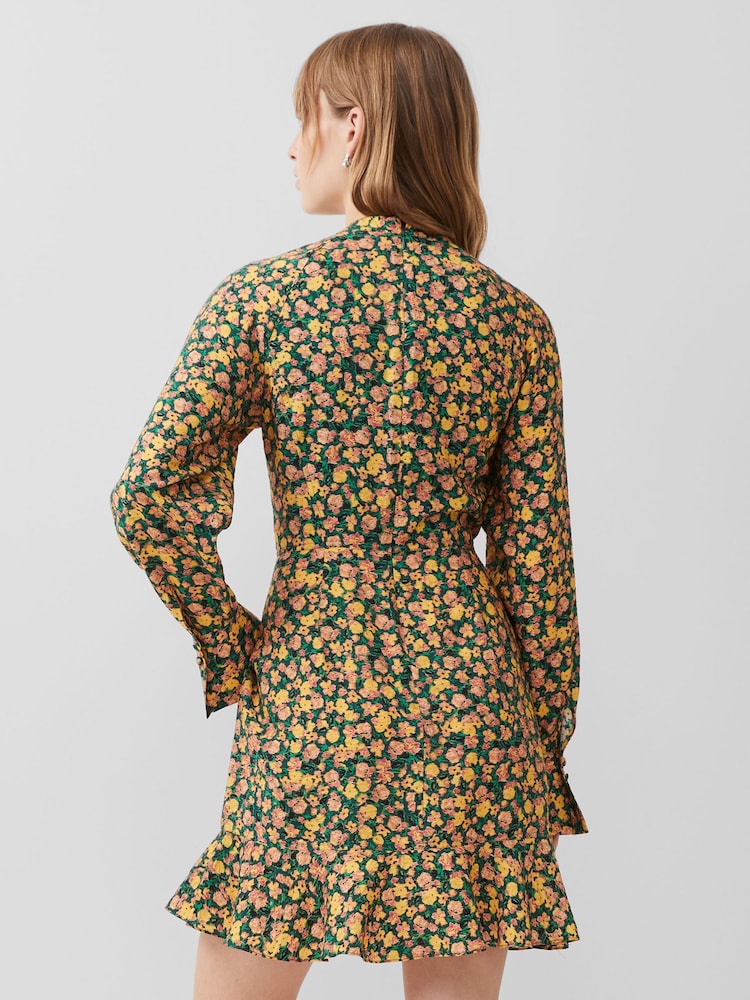 French Connection Green Aleezia Flavia Textured Dress - Image 2 of 4