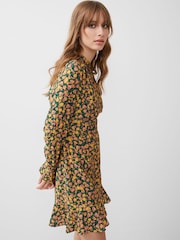 French Connection Green Aleezia Flavia Textured Dress - Image 3 of 4