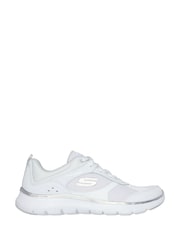 Skechers White Flex Appeal 5.0 Fresh Touch Trainers - Image 1 of 3