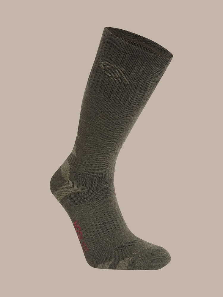 Craghoppers Green NL Adventure Wool Socks - Image 2 of 2