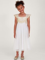 Monsoon Gold Estella Dress - Image 1 of 5