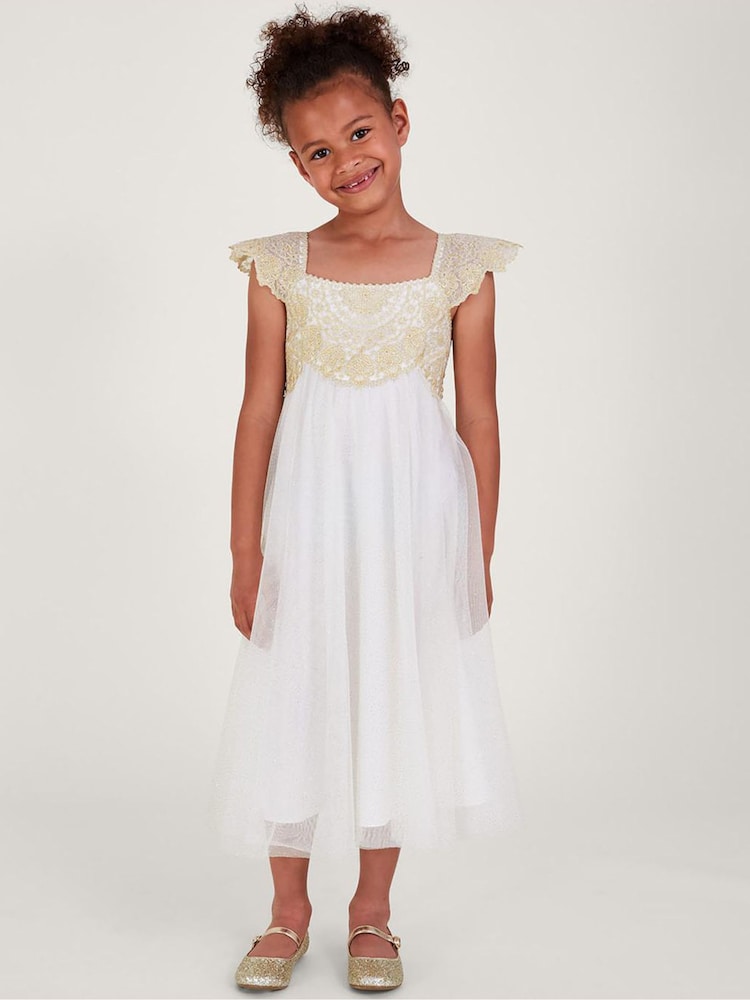 Monsoon Gold Estella Dress - Image 1 of 5 Monsoon Gold Estella Dress - Image 1 of 5