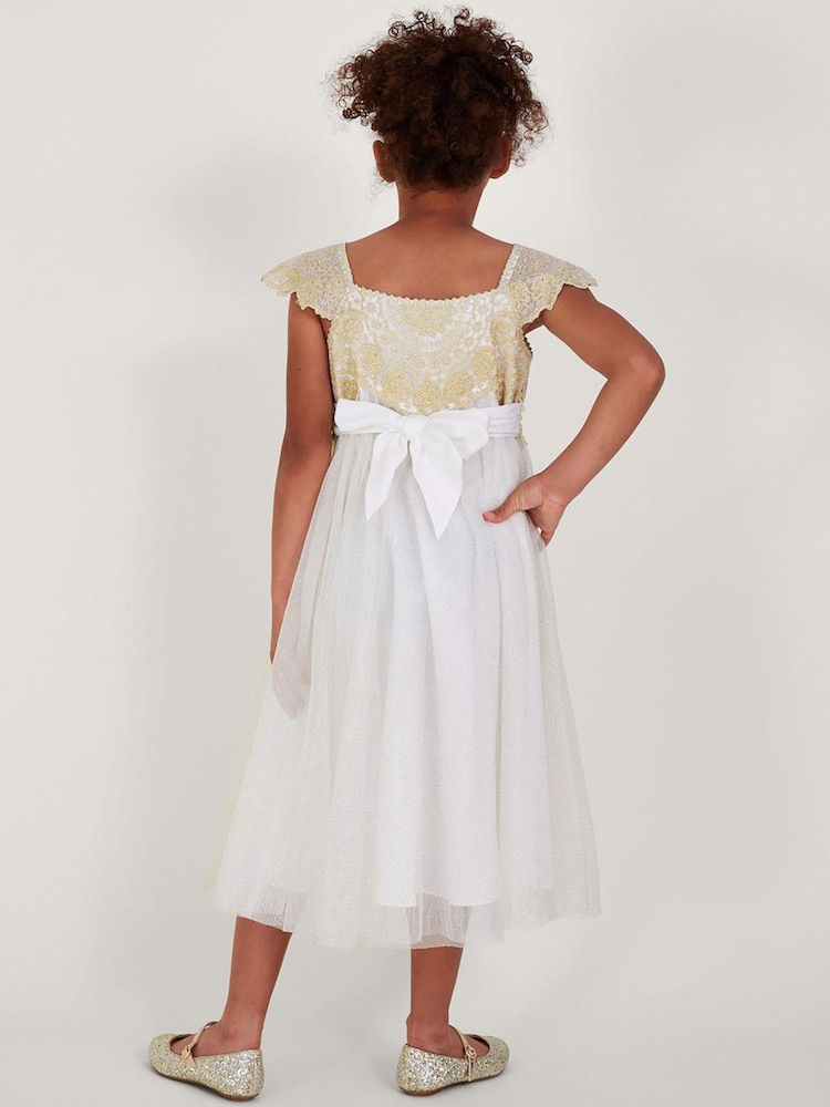 Monsoon Gold Estella Dress - Image 2 of 5 Monsoon Gold Estella Dress - Image 2 of 5