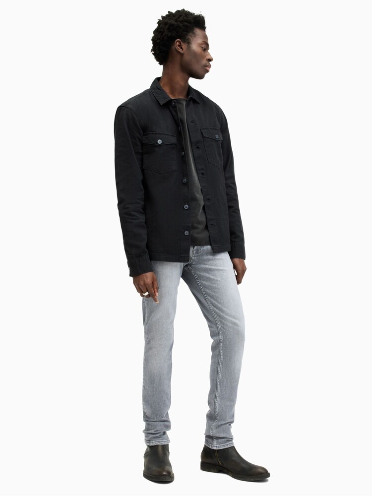 AllSaints Grey Cigarette Jeans - Image 2 of 6