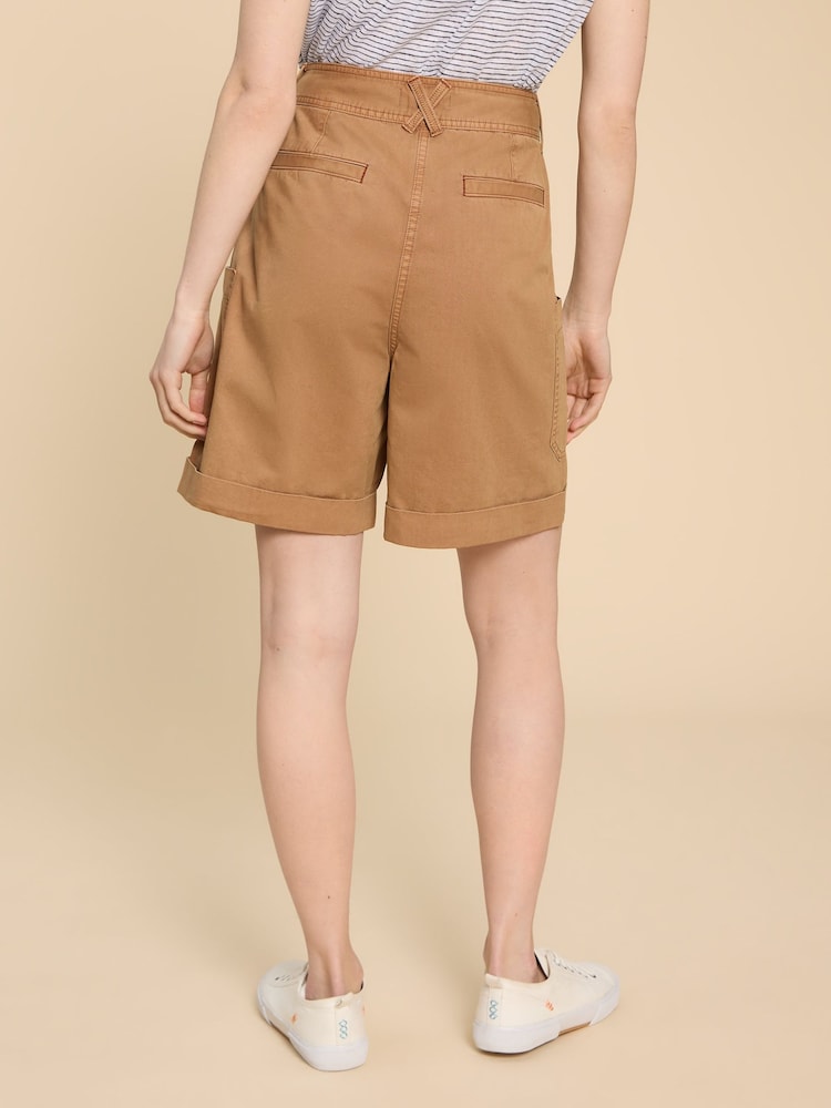 Pantalones cortos cargo de 100% algodón Carlie de White Stuff - Imagen 2 de 7