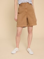 Pantalones cortos cargo de 100% algodón Carlie de White Stuff - Imagen 3 de 7