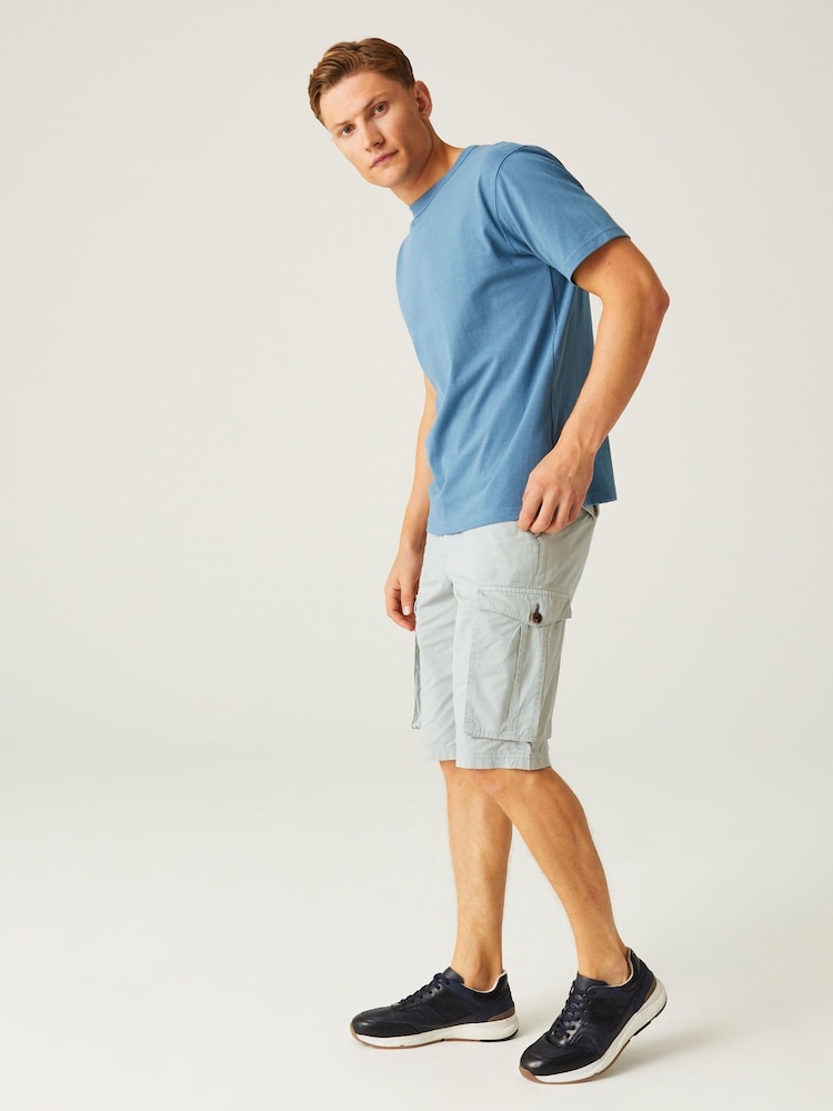 Regatta Silver Shorebay 100% Cotton Cargo Shorts - Image 1 of 7