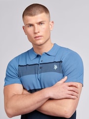 US Polo Assn. Мужская трикотажная рубашка поло в полоску - Image 2 of 7