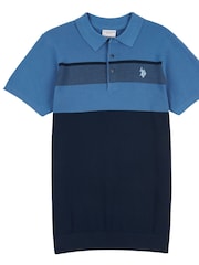 US Polo Assn. Мужская трикотажная рубашка поло в полоску - Image 5 of 7