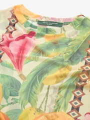 Obst- und Blumendruck - Kew Collection Kurzärmeliges Netz-Top - Bild 7 von 7