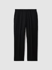 Oscar Jacobson Cotton Twill Tailored Fit Trousers - Image 2 of 6