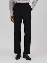 Oscar Jacobson Cotton Twill Tailored Fit Trousers - Image 3 of 6