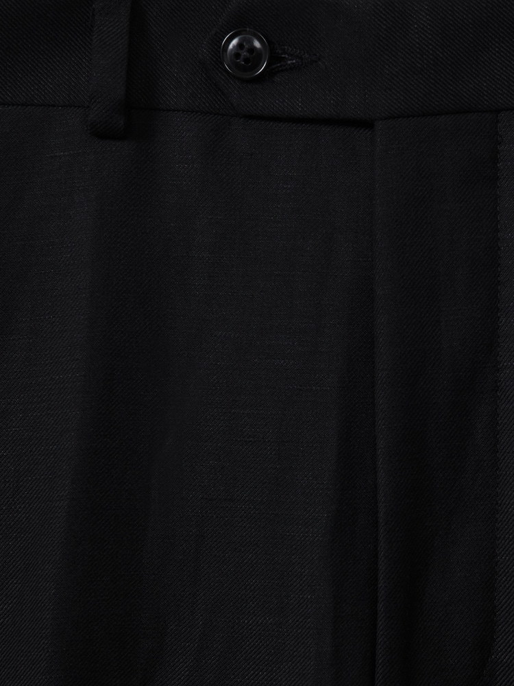 Oscar Jacobson Cotton Twill Tailored Fit Trousers - Image 6 of 6