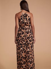Dancing Leopard Animal Sunset Dress - Image 2 of 4