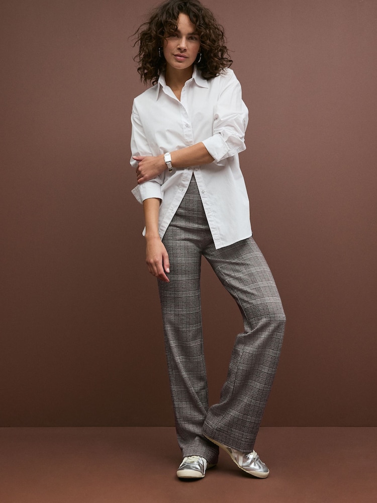 Neutral Smoothing Ponte Wide Leg Trousers - Image 1 of 6