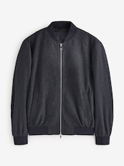 Remus Uomo Black Colter Wool Blend Bomber Jacket - Image 1 of 1
