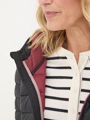 FatFace Ruby Black Lightweight Puffer Jacket - Image 4 of 6