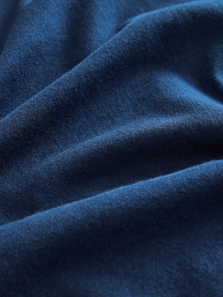 Noir/bleu marine - Manches longues Polos en tricot 2 Lot - Image 10 of 11