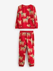 Red Matching Family Kids Christmas Reindeer Pyjamas (9mths-16yrs) - Image 11 of 13