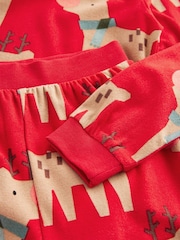 Red Matching Family Kids Christmas Reindeer Pyjamas (9mths-16yrs) - Image 12 of 13