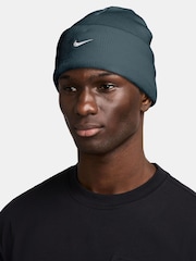 Nike Blue Peak Swoosh Beanie - Image 1 of 4