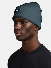 Nike Blue Peak Swoosh Beanie - Image 3 of 4