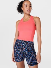 Sweaty Betty Black Coral Texture print Power 6" Biker Shorts - Image 3 of 8