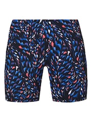Sweaty Betty Black Coral Texture print Power 6" Biker Shorts - Image 8 of 8