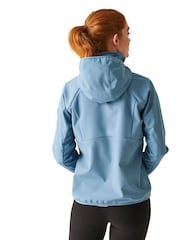 Regatta Blue Waterproof Bourda Hooded Softshell Jacket - Image 2 of 6
