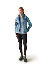 Regatta Blue Waterproof Bourda Hooded Softshell Jacket - Image 3 of 6