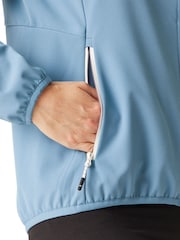 Regatta Blue Waterproof Bourda Hooded Softshell Jacket - Image 5 of 6