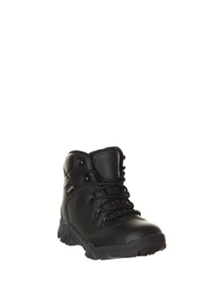 Mountain Warehouse Black Canyon Kids Leather Waterproof Walking Boots - Image 1 of 5