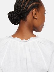Jigsaw Blue Linen Shell Top - Image 5 of 5