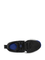 Nike Black/White/Blue Junior Star Runner 4 Trainers - Image 3 of 4