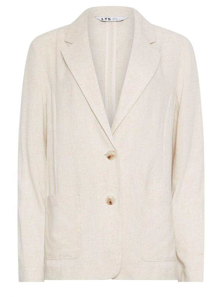 Long Tall Sally LTS Blazer aus Leinen, Tall, Schwarz - Bild 6 von 6 Long Tall Sally LTS Blazer aus Leinen, Tall, Schwarz - Bild 6 von 6
