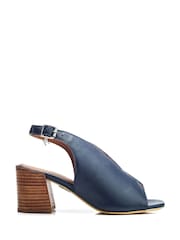 Moda in Pelle Lonnia Block Stacked Heel Chrissi Upper Sandals - Image 1 of 4