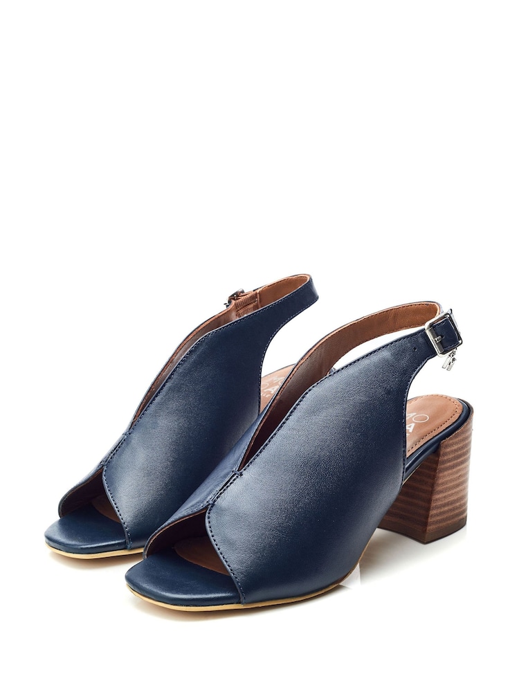 Moda in Pelle Lonnia Block Stacked Heel Chrissi Upper Sandals - Image 2 of 4