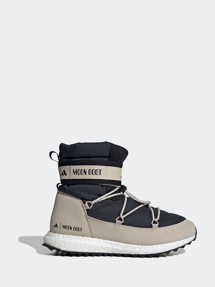 adidas Black/White adidas x Moon Boot Boost High Boots - Image 1 of 8