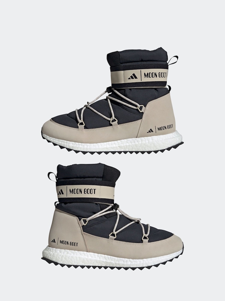 adidas Black/White adidas x Moon Boot Boost High Boots - Image 3 of 8