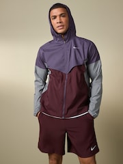 Nike Blue/Burgundy Light Windrunner Running Jacket - Image 3 of 7
