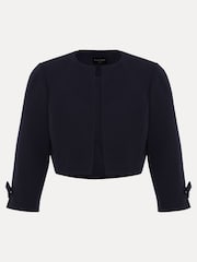 Phase Eight Blue Zoelle Bow Jacket - Image 6 of 6