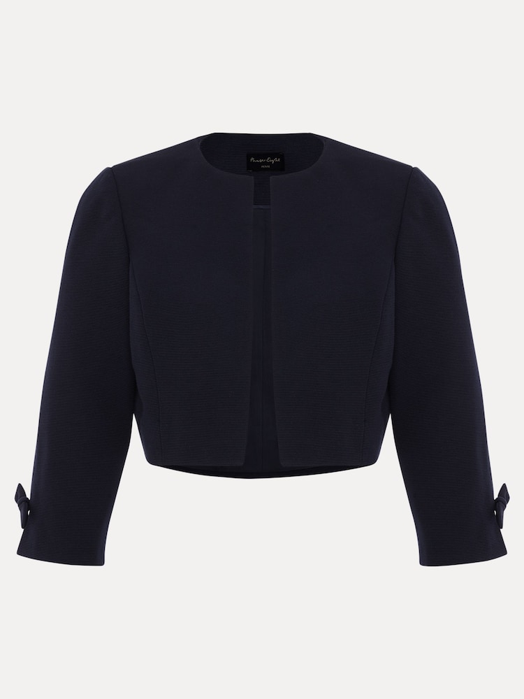 Phase Eight Blue Zoelle Bow Jacket - Image 6 of 6